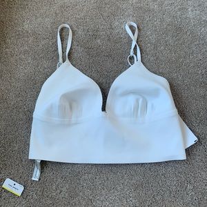 Free people white bralette medium